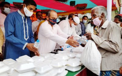 ঘিওরে ৬০০ অসহায় ও দুস্থদের ইফতার দিলেন সাংসদ দুর্জয়