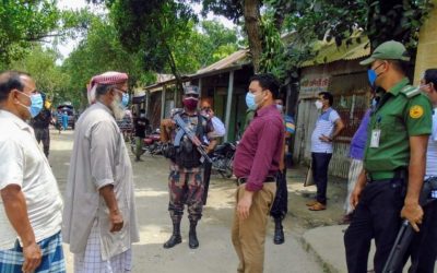 দৌলতপুরে লকডাউন কার্যকর করতে মাঠে নেমেছে  উপজেলা প্রশাসন