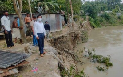 ঘিওরে নদী ভাঙনের শিকার অর্ধশত পরিবার