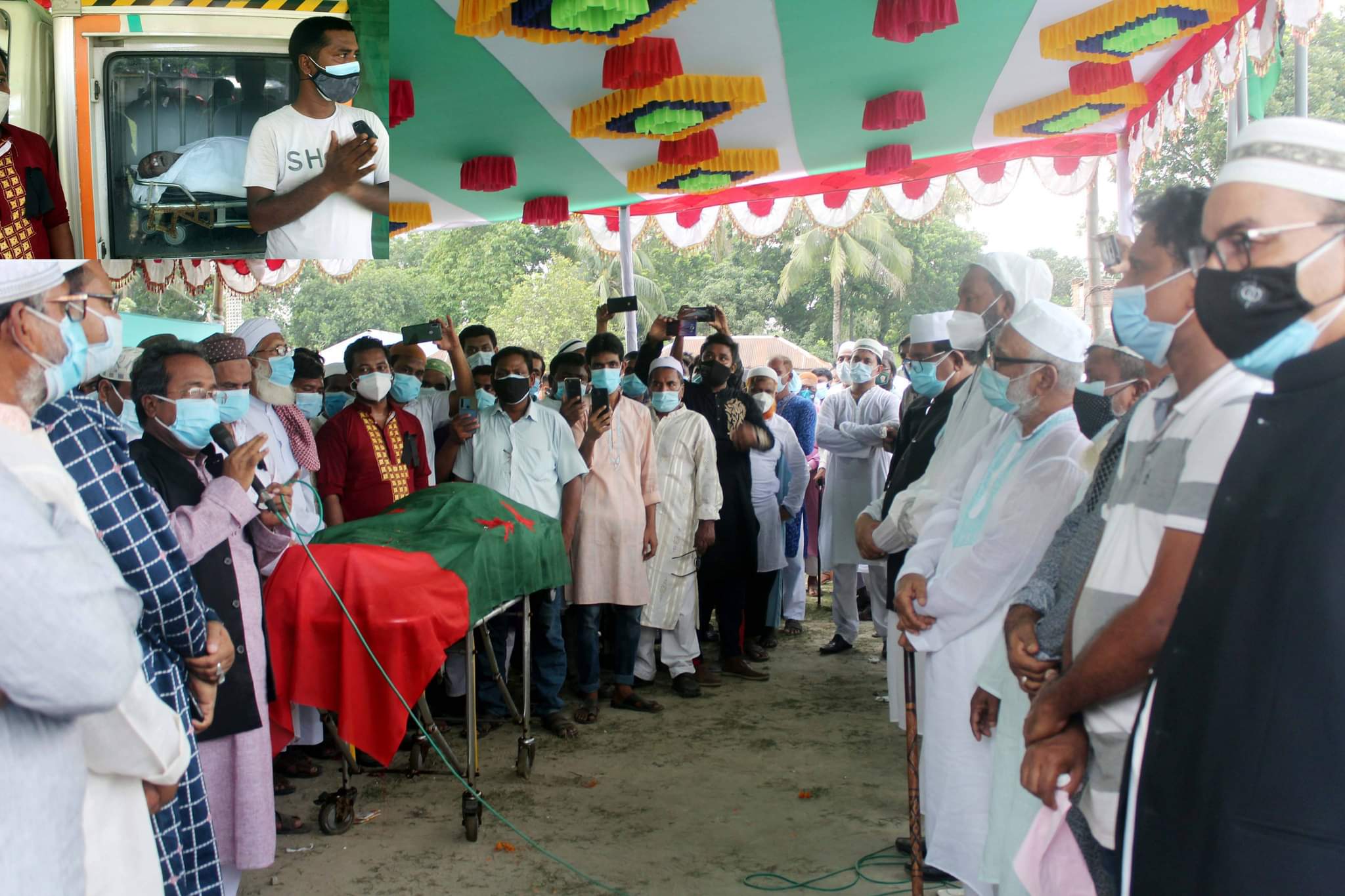 দৌলতপুরের সাবেক সংসদ সদস্য আফাজ উদ্দিন আহমেদের দাফন সম্পন্ন