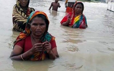 হুহু করে বাড়ছে পদ্মা’র পানি, বিপদসীমা ছুঁই ছুঁই!