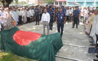 রাষ্ট্রীয় মর্যাদায় বীর মুক্তিযোদ্ধা ডা. কাইয়ুমের দাফন সম্পন্ন