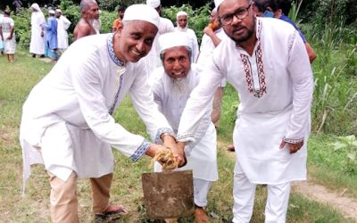 মসজিদের ভিত্তিপ্রস্তর উদ্বোধন