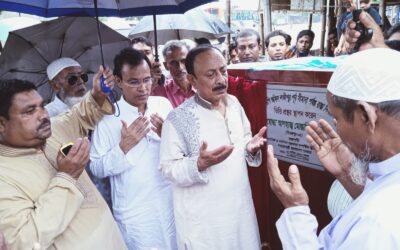 ফুলবাড়ীতে দুই কোটি টাকা ব্যয়ে দুটি সড়কের নির্মাণ কাজের উদ্বোধন