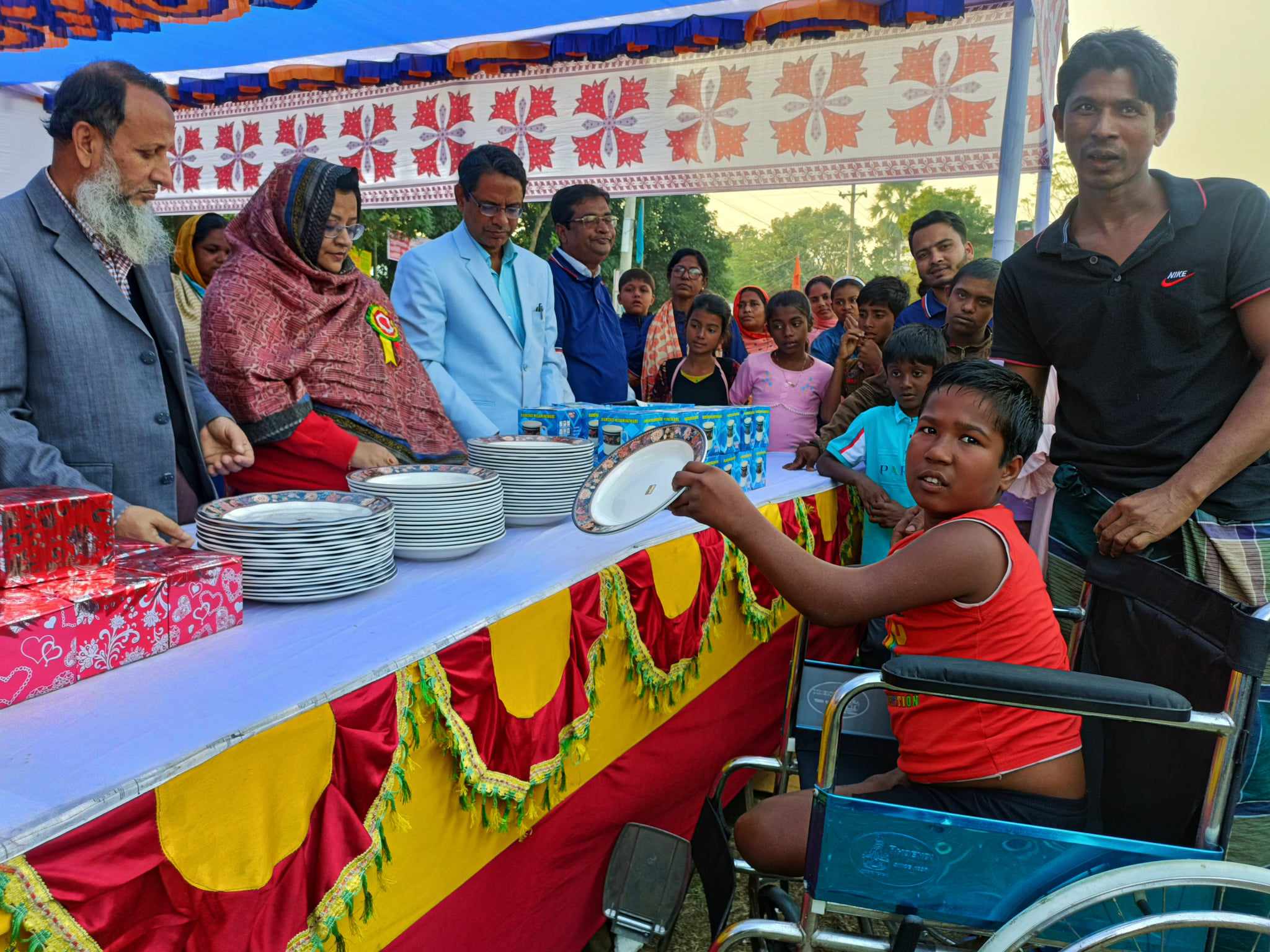 ঘিওরে প্রতিবন্ধীদের ব্যতিক্রমি ক্রীড়া প্রতিযোগিতা