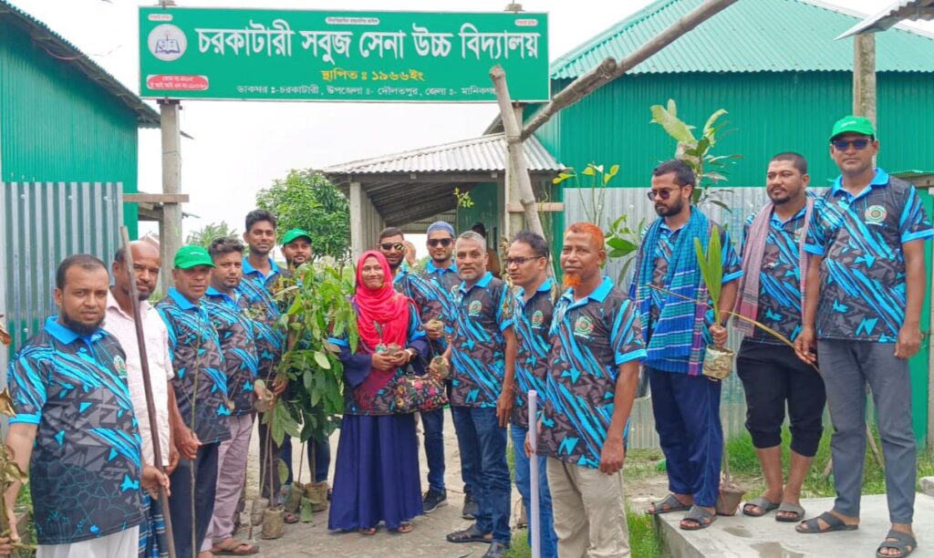 রাইট টক বাংলাদেশ মানিকগঞ্জ জেলা শাখার উদ্যোগে দিন ব্যাপী বৃক্ষরোপন কর্মসূচি পালিত