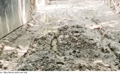 ঘিওর-পারমাস্তুল-খলসী-জিয়নপুর রাস্তাটি বেহাল অবস্থা